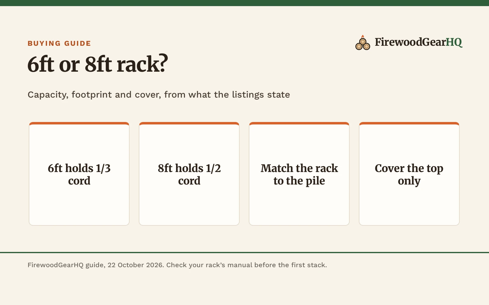 6ft vs 8ft Firewood Rack: Which One Should You Buy?