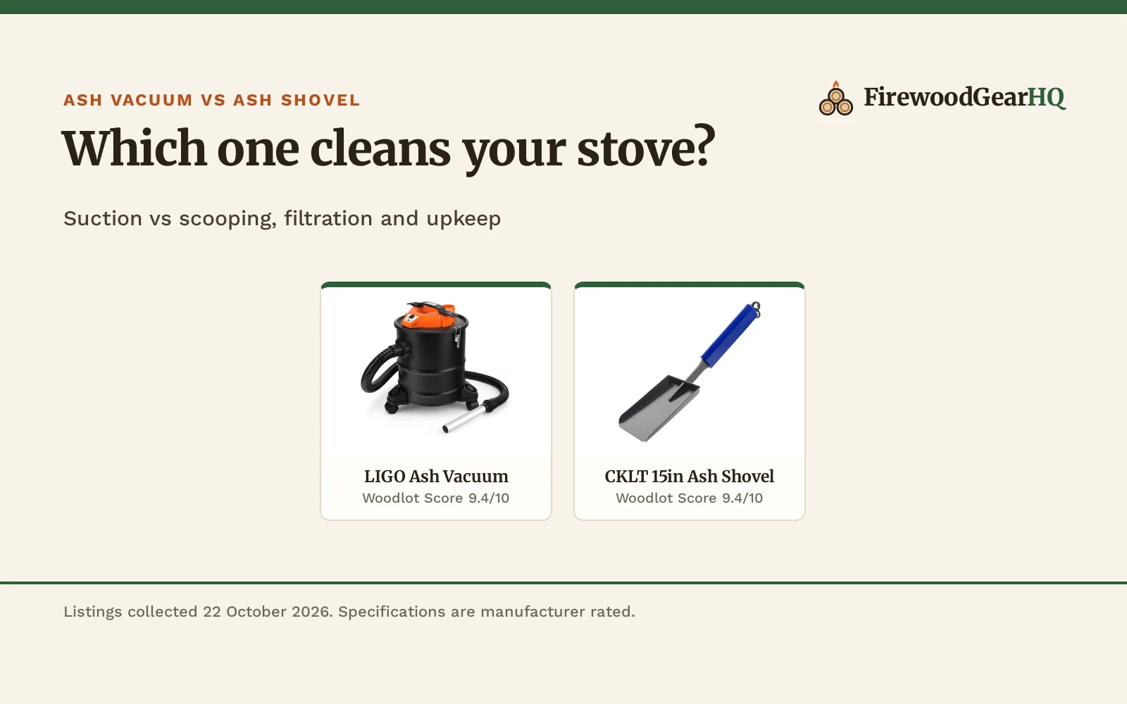 Ash Vacuum vs Ash Shovel: Which One Should You Buy?