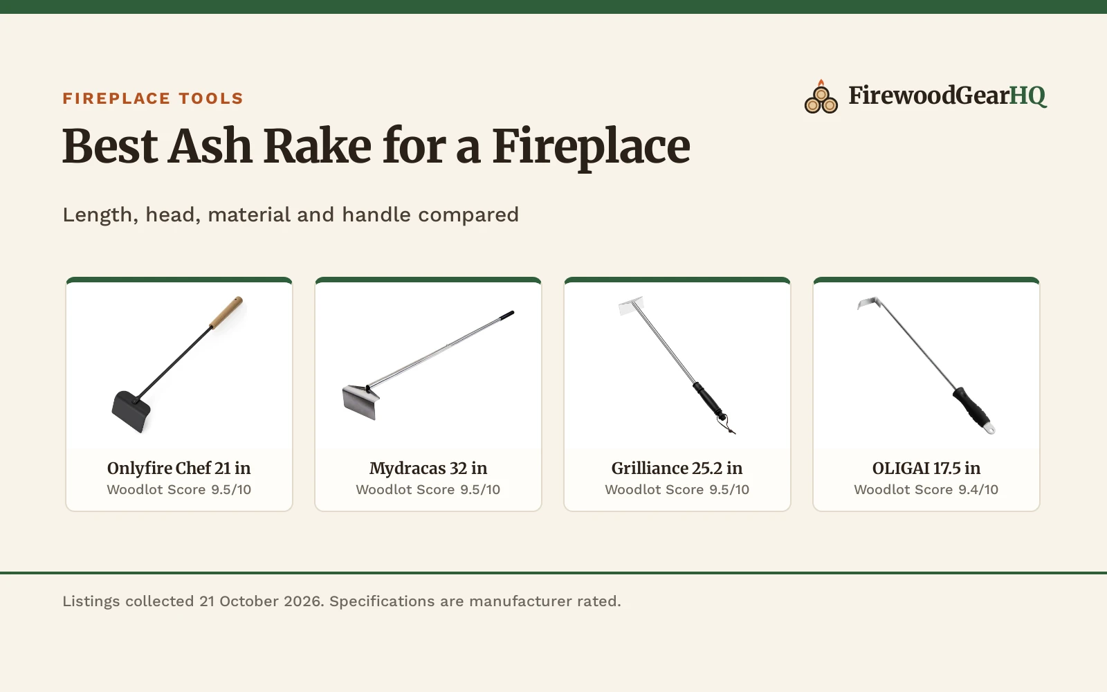 Best Ash Rake for a Fireplace (2026): 5 Compared