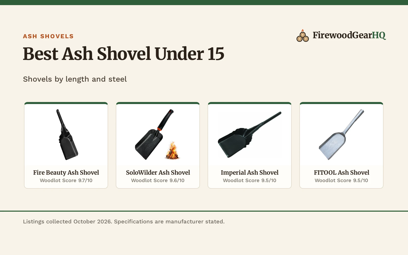 Best Ash Shovel Under 15 (2026): 4 Compared