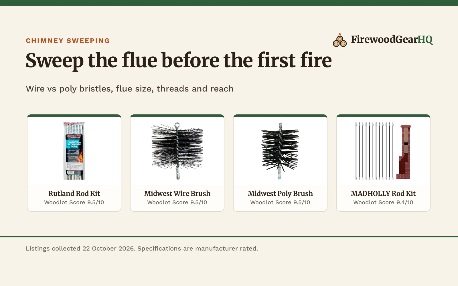 Best Chimney Brush for a Fireplace (2026): 5 Picks Compared