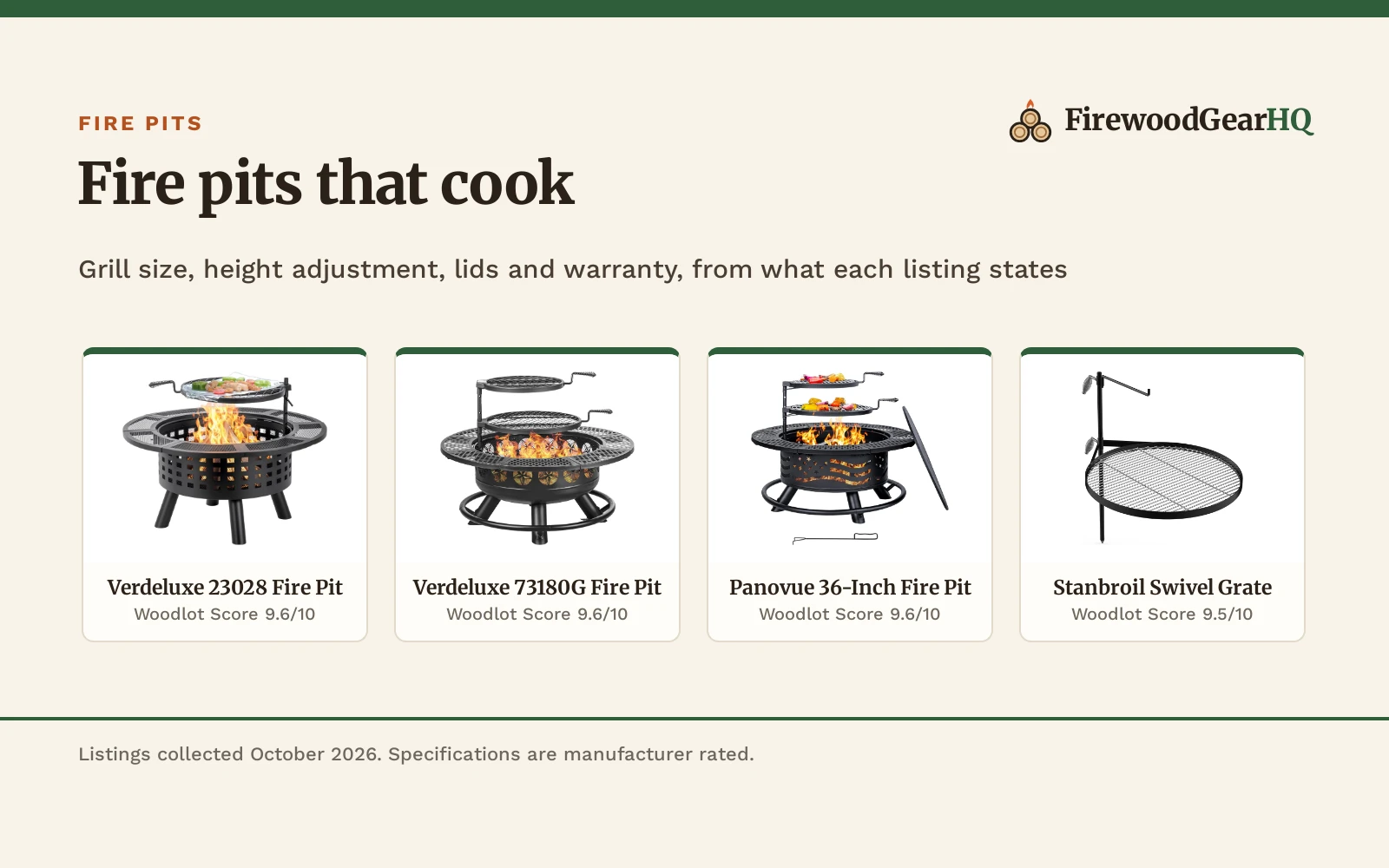 Best Fire Pit for Cooking: 5 Picks for Backyard Cooks