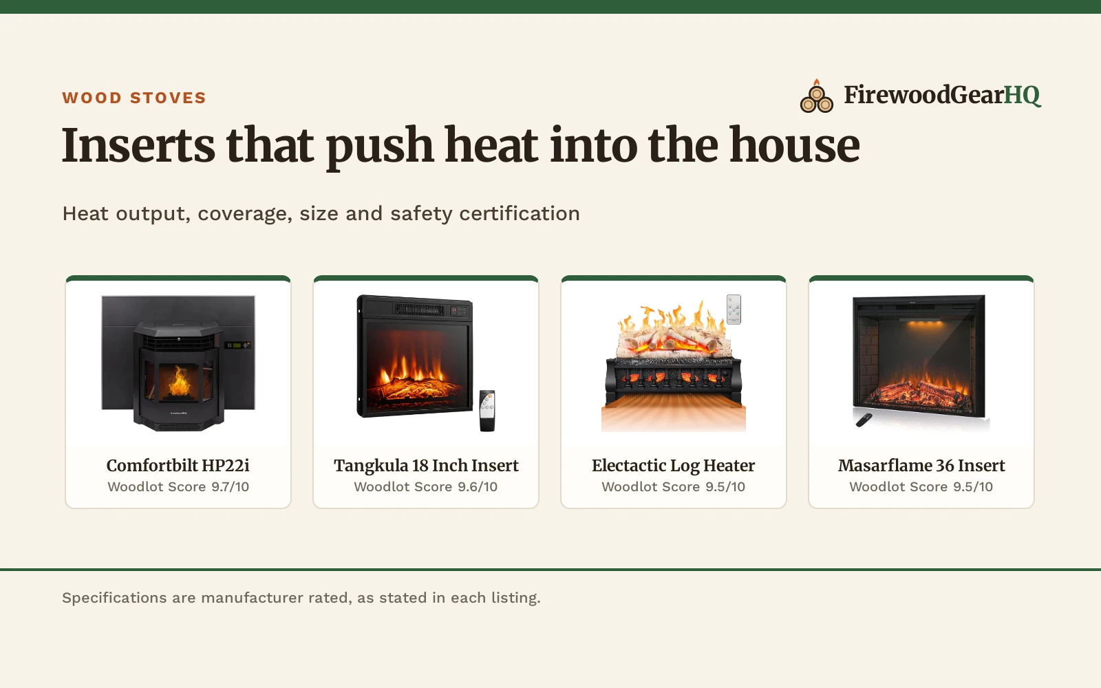 Best Fireplace Insert for Heating a House (2026)