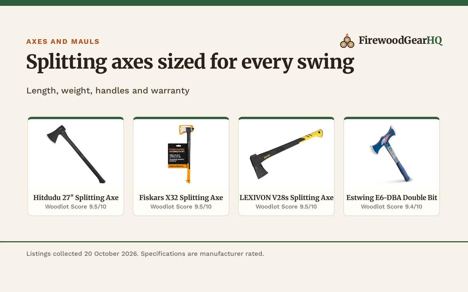 Best Splitting Axe for Women (2026)