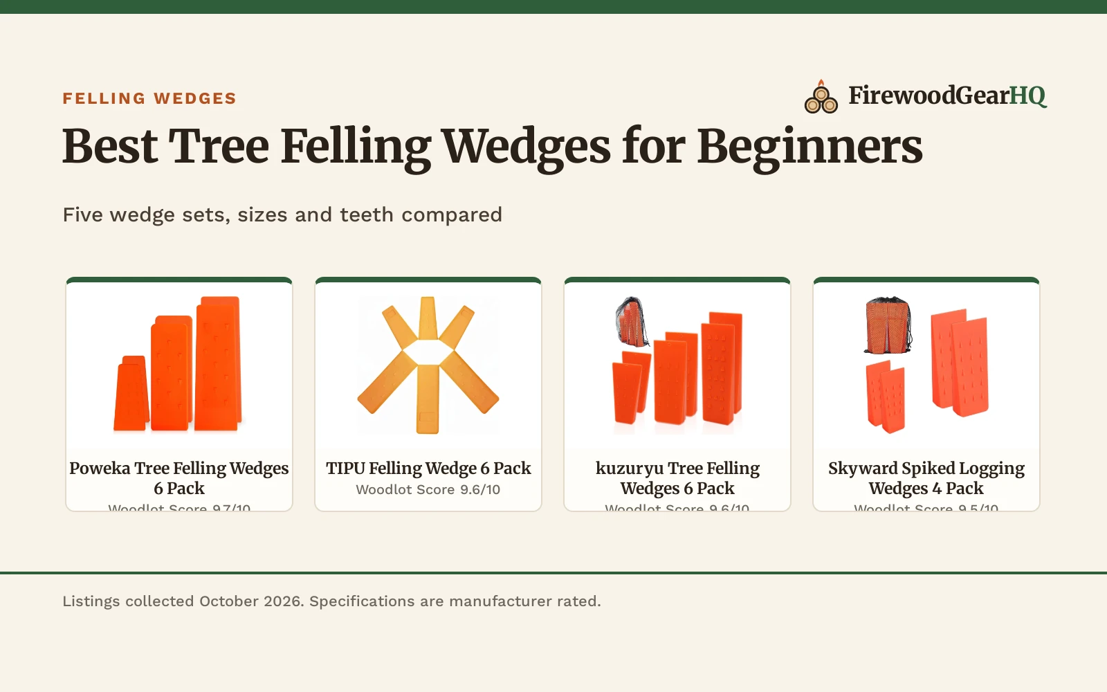 Best Tree Felling Wedges for Beginners (2026): 5 Picks