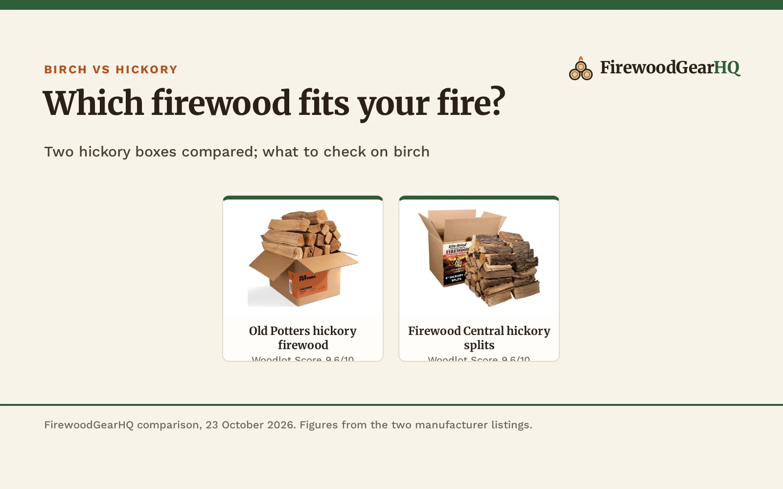 Birch vs Hickory Firewood: Which One Should You Buy?