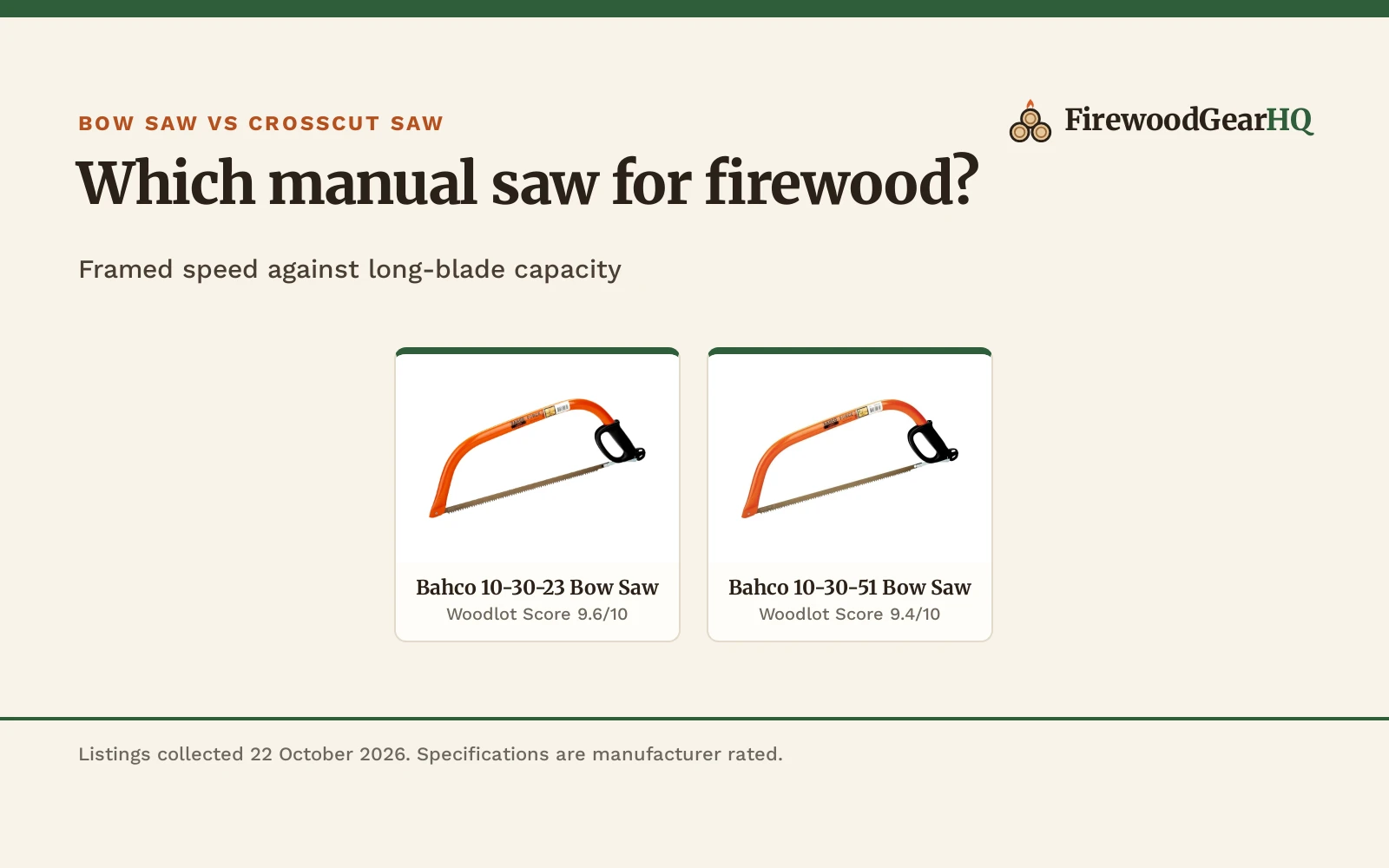 Bow Saw vs Crosscut Saw: Which One Should You Buy?