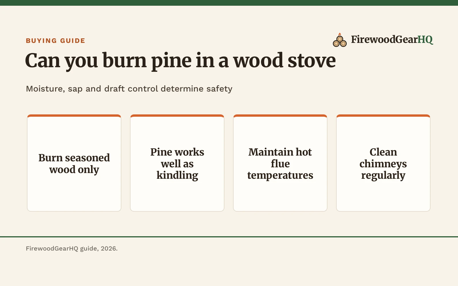 Can You Burn Pine in a Wood Stove?