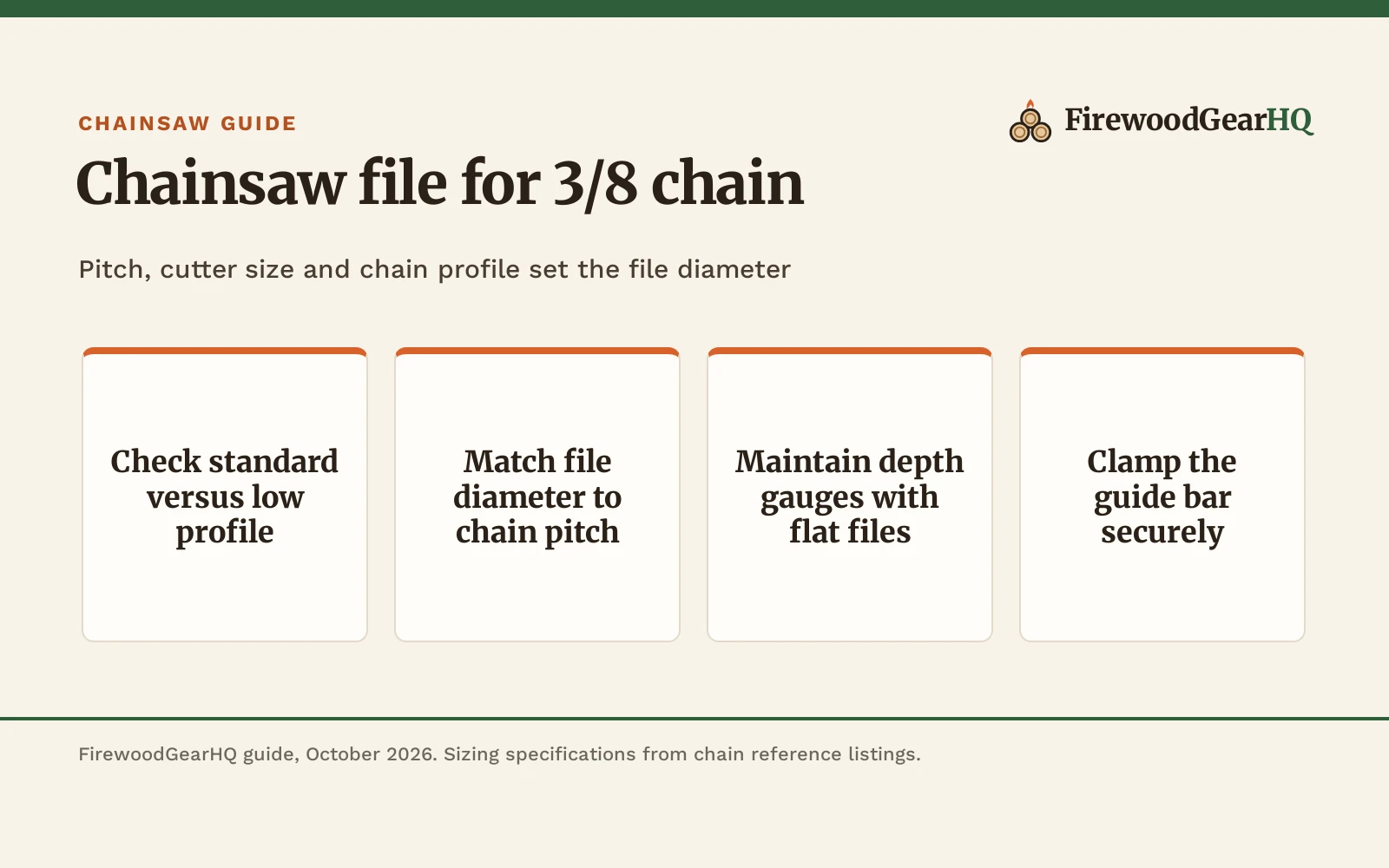 Chainsaw File for 3/8 Chain: What Size File to Use