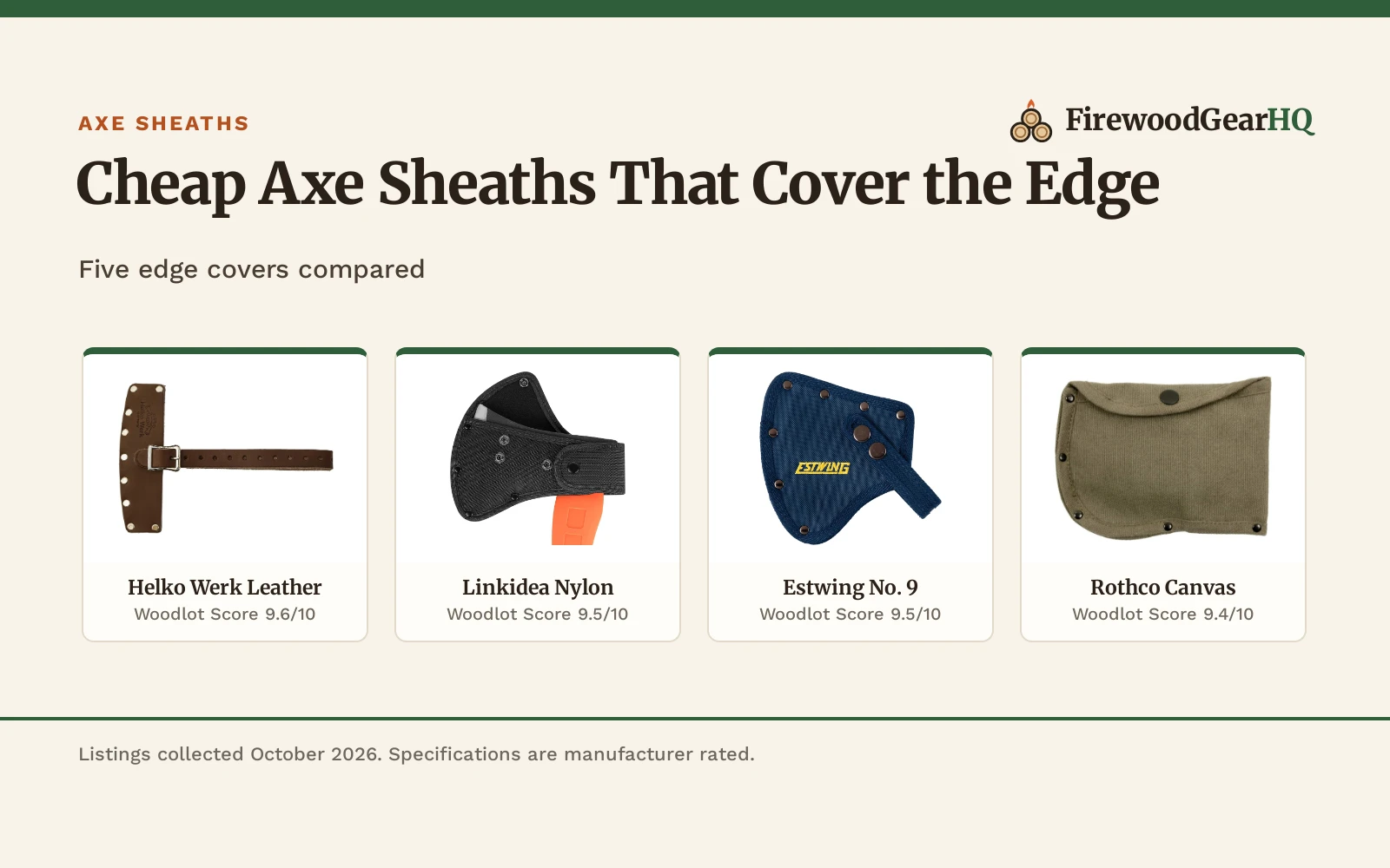 Cheap Axe Sheath (2026): 5 Budget Picks