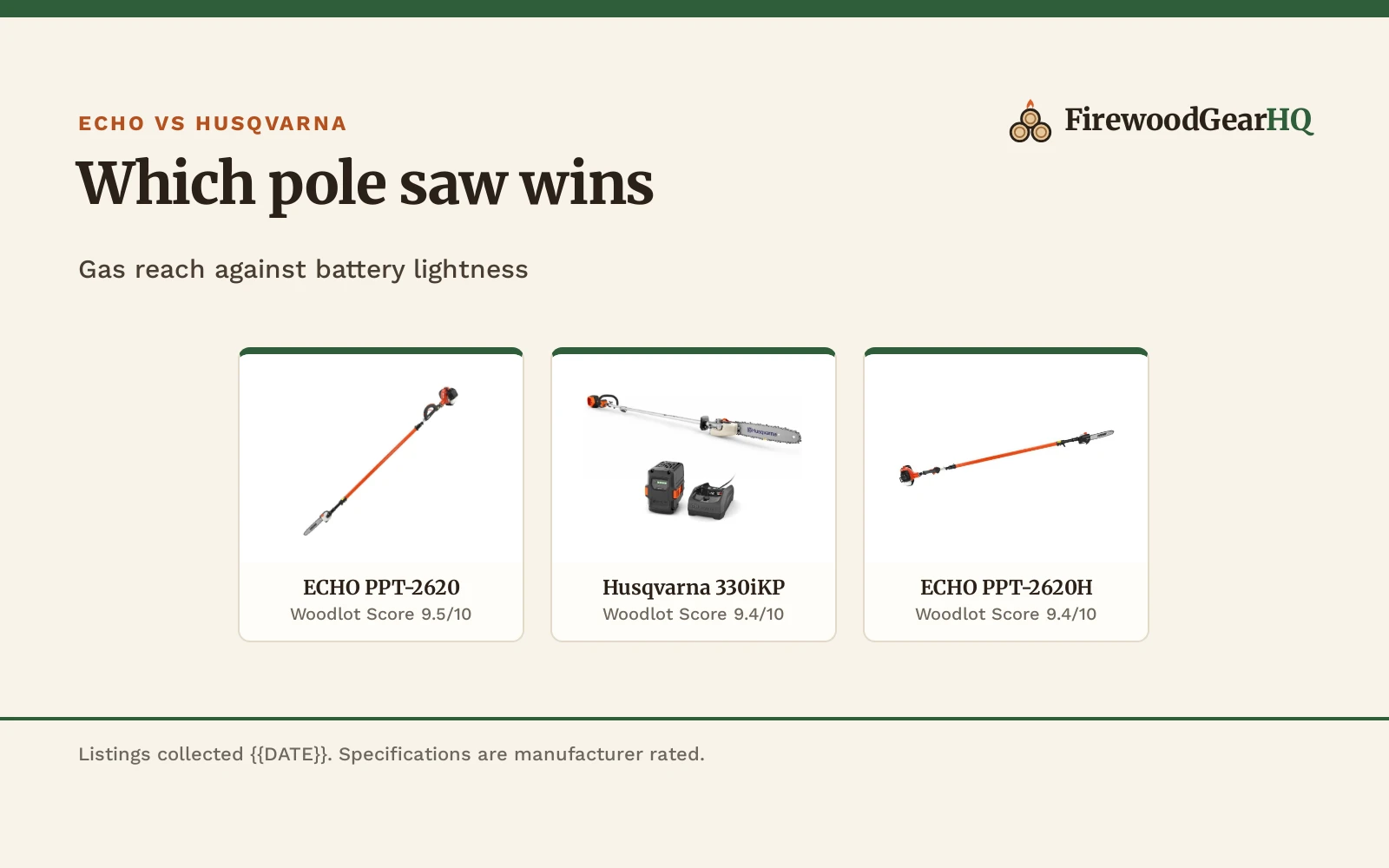 Echo vs Husqvarna Pole Saw: Which One Should You Buy? (2026)