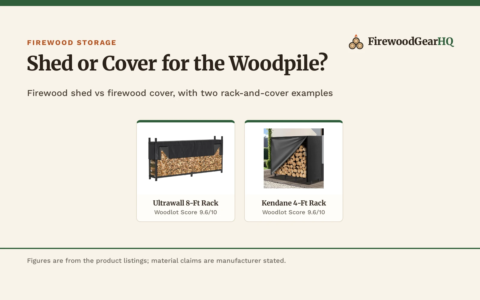 Firewood Shed vs Firewood Cover: Which One Should You Buy?