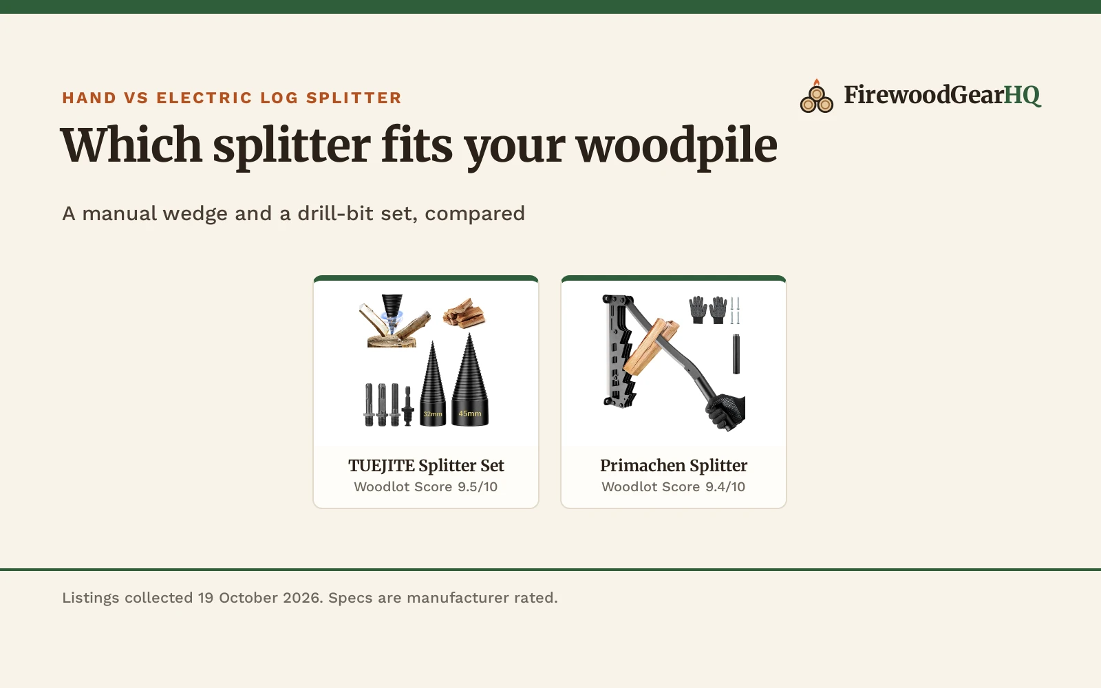 Hand vs Electric Log Splitter: Which One Should You Buy?