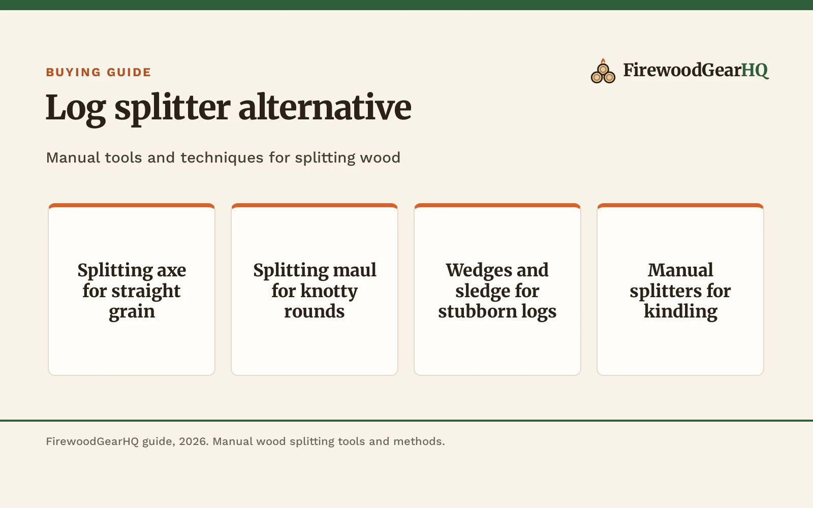 Log Splitter Alternative: Which One Should You Buy?