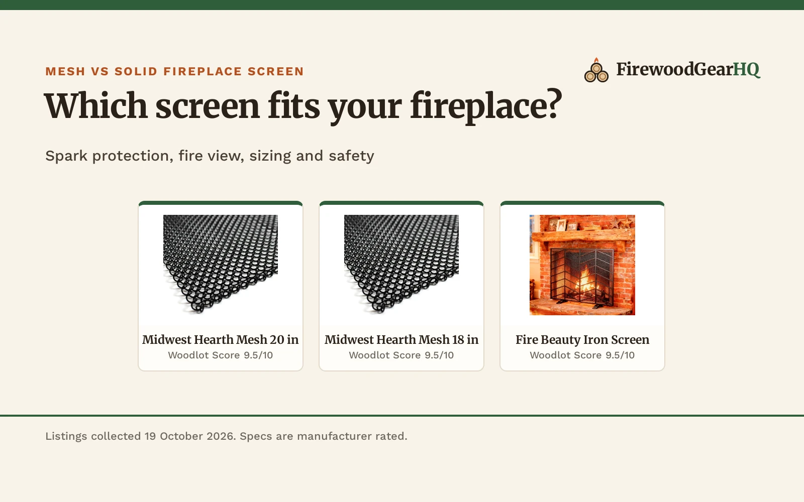 Mesh vs Solid Fireplace Screen: Which One Should You Buy?