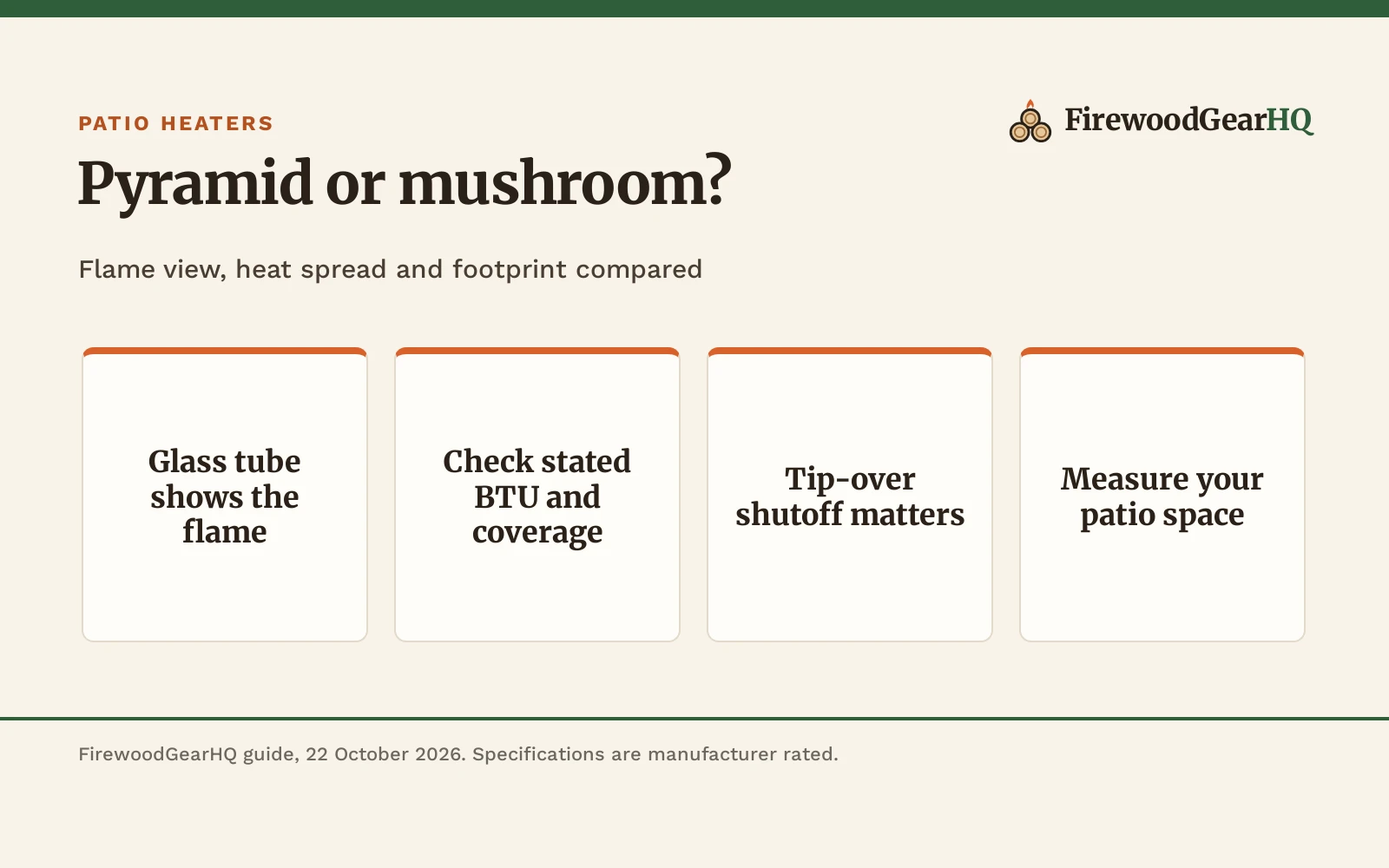 Pyramid vs Mushroom Patio Heater: Which One Should You Buy?