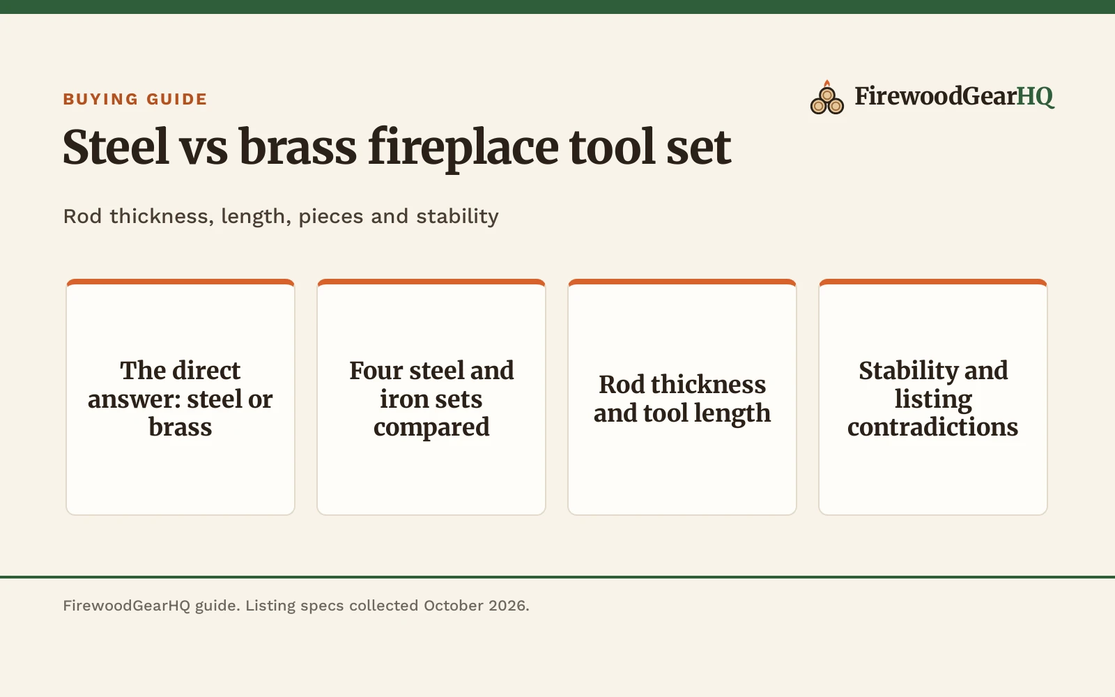 Steel vs Brass Fireplace Tool Set: Which One Should You Buy?