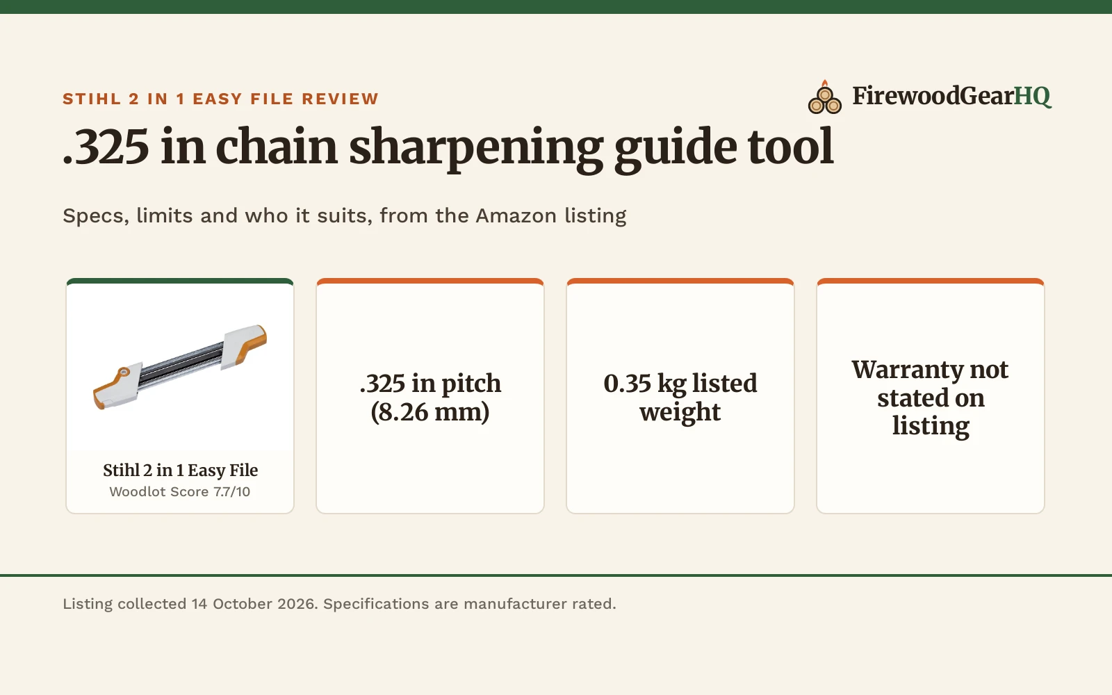 Stihl 2 in 1 Easy File Review: Pros, Cons & Who It’s For