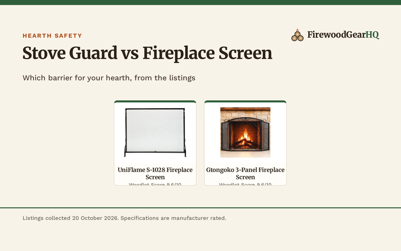 Stove Guard vs Fireplace Screen: Which One Should You Buy?