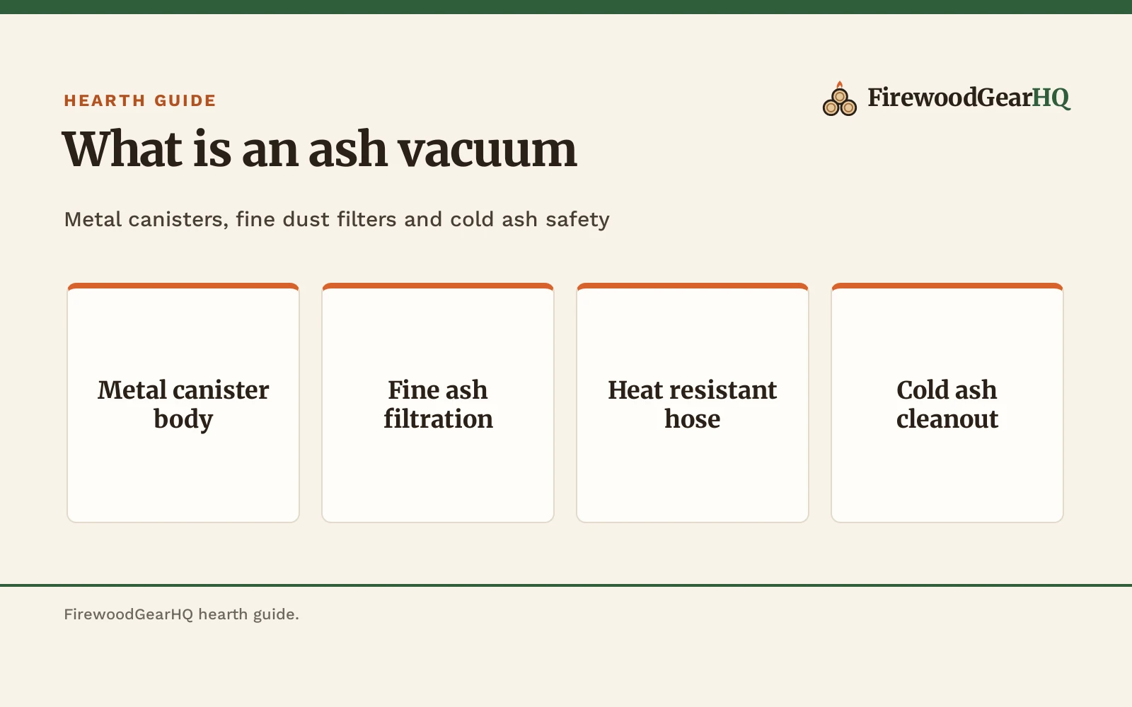 What Is an Ash Vacuum: How It Works and Why It Matters, a FirewoodGearHQ guide