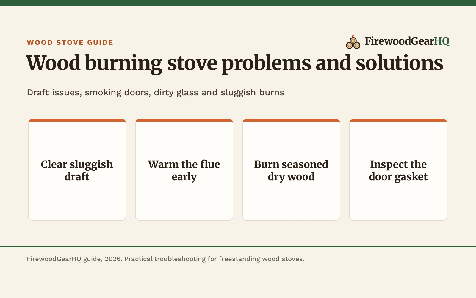 Wood Burning Stove Problems and Solutions: Common Causes and Fixes