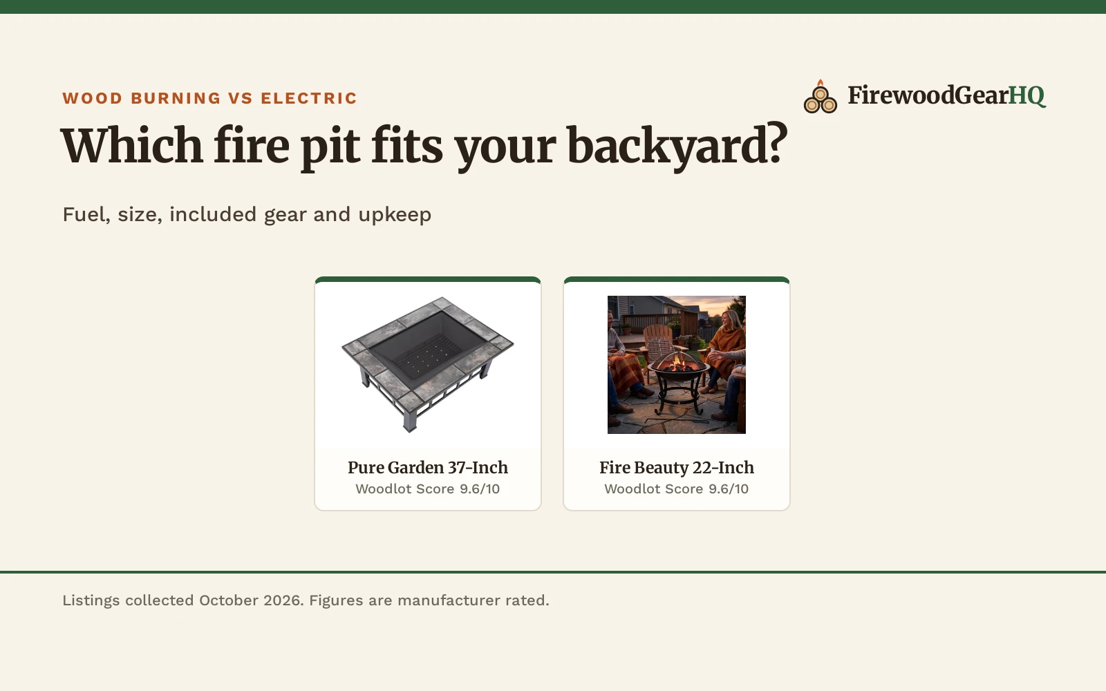 Wood Burning vs Electric Fire Pit: Which One Should You Buy?