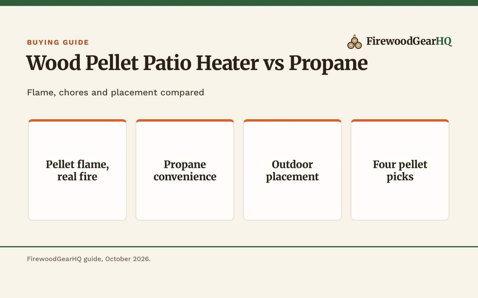 Wood Pellet Patio Heater vs Propane: Which One Should You Buy?